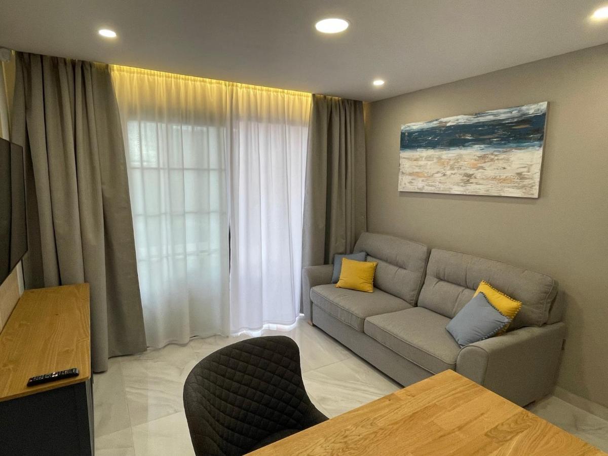 Апартаменти Luxury Diamond - Ocean View, Big Terraces, Air Con, Wifi Лос-Крістіанос Екстер'єр фото