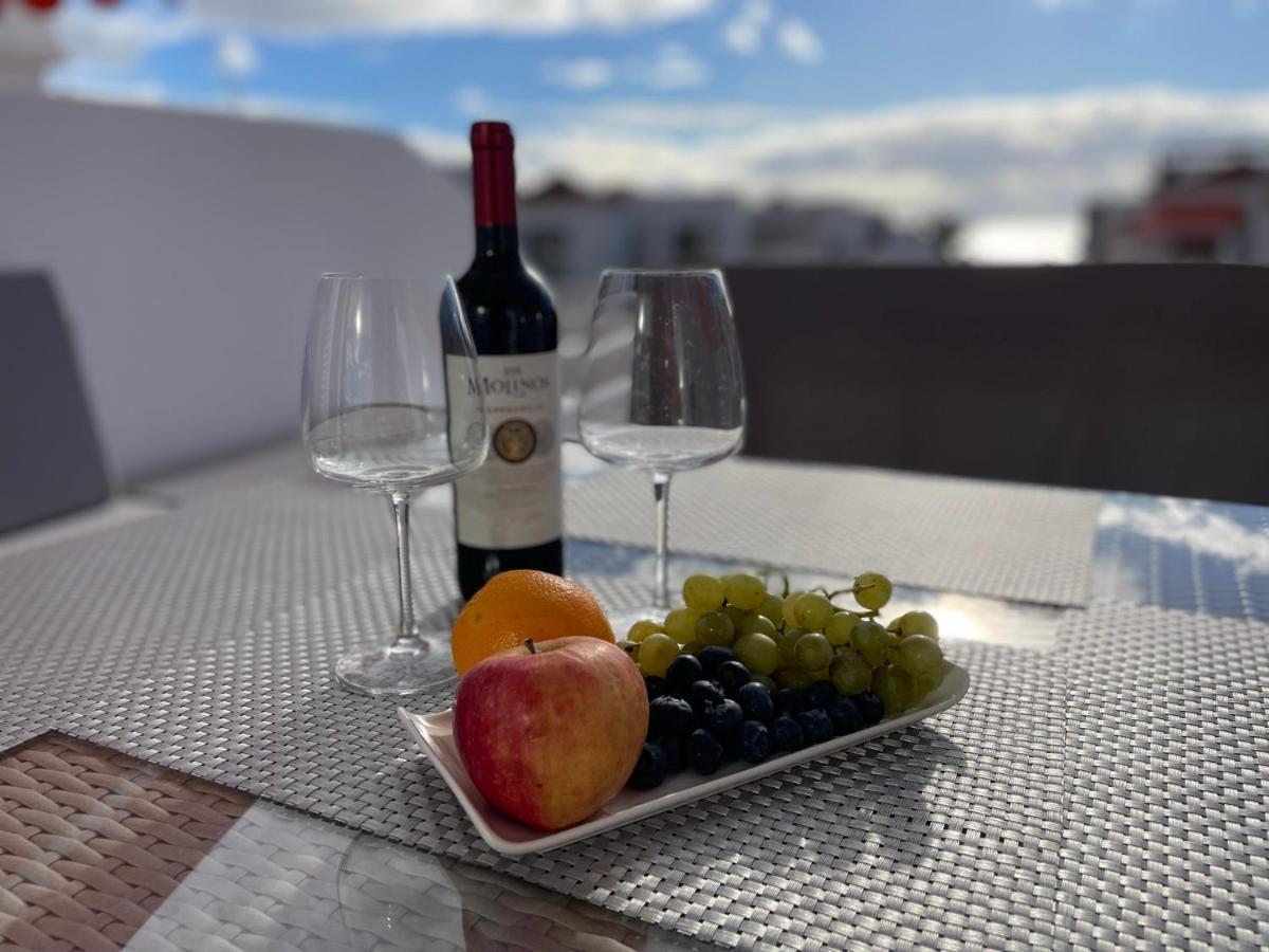 Апартаменти Luxury Diamond - Ocean View, Big Terraces, Air Con, Wifi Лос-Крістіанос Екстер'єр фото